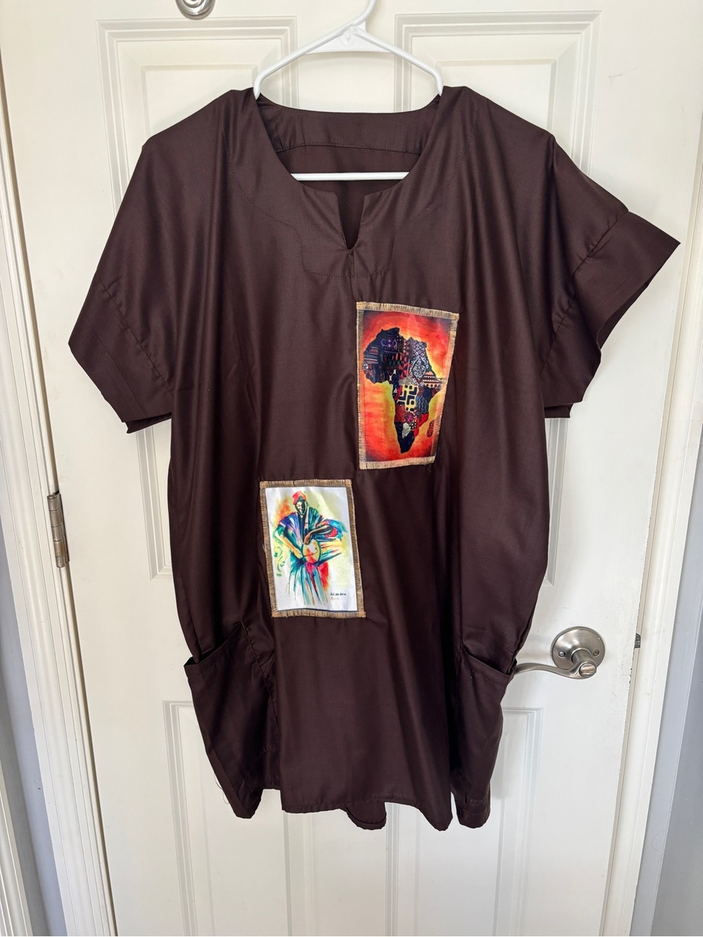 Men’s short-sleeve traditional tunic, from Nigeria, NWOT